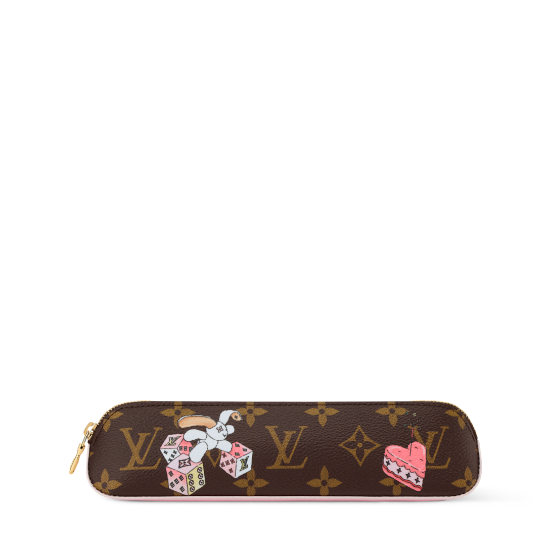 C*g様 ルイヴィトン LOUIS VUITTON エシャルププテ イダミエ マ Elizabeth Pencil Pouch S00 - Library and Stationery | LOUIS VUITTON